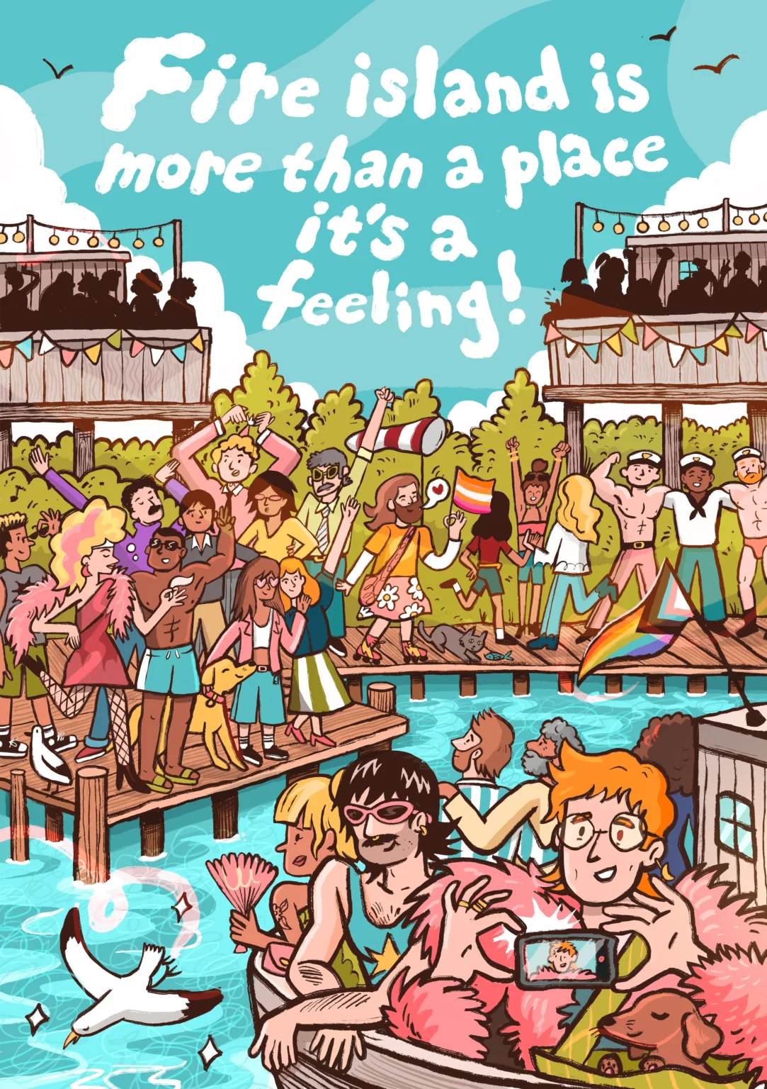 Fire Island Pines is more than a place, it's a feeling!