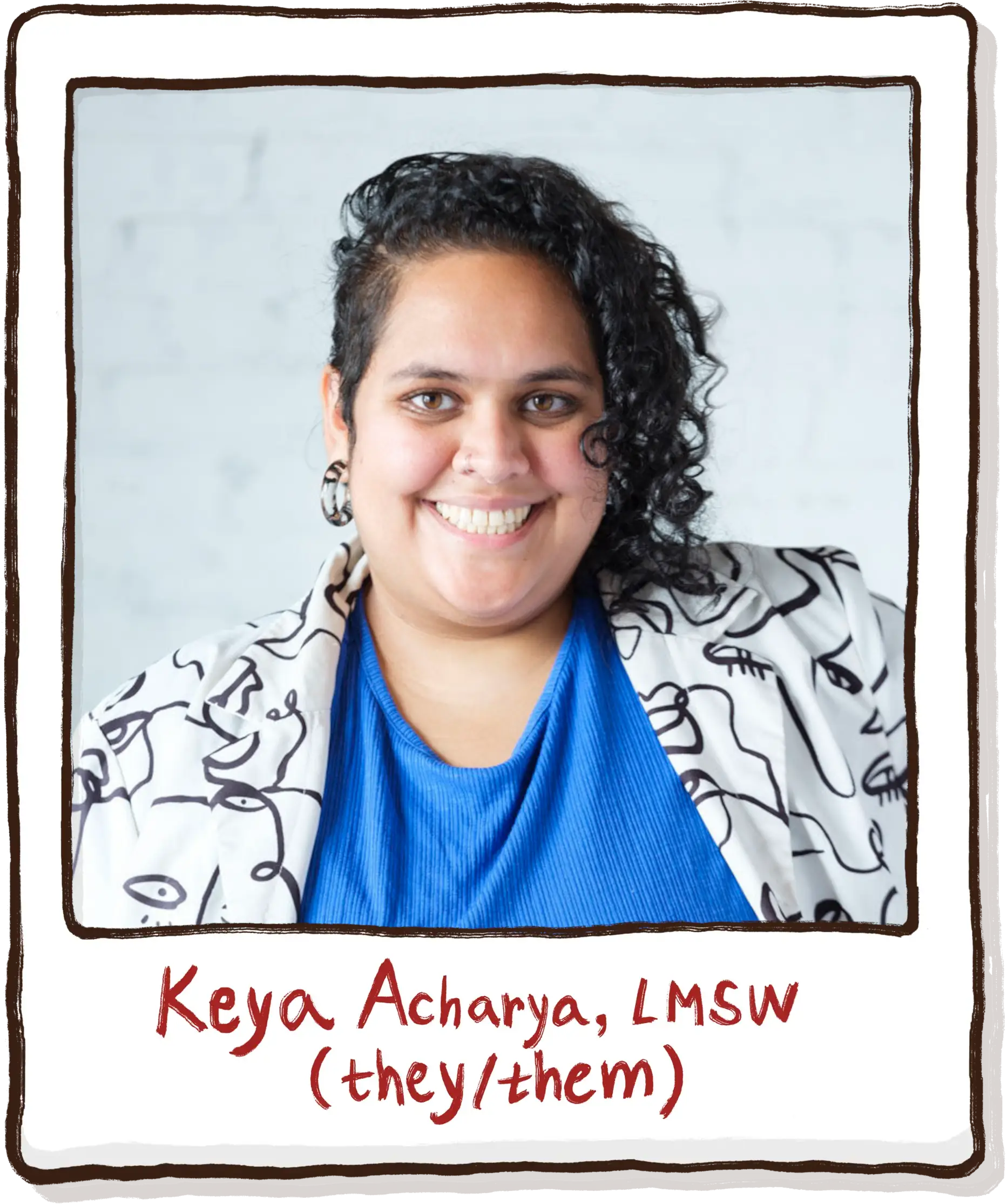 Keya Acharya, LMSW (they/them)